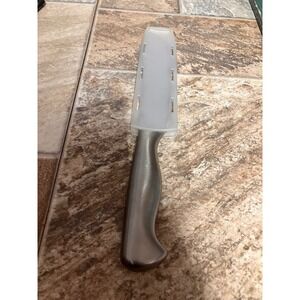 Sabatier 5 Inch Utility Knife with EdgeKeeper Self Sharpening Sheath Silver